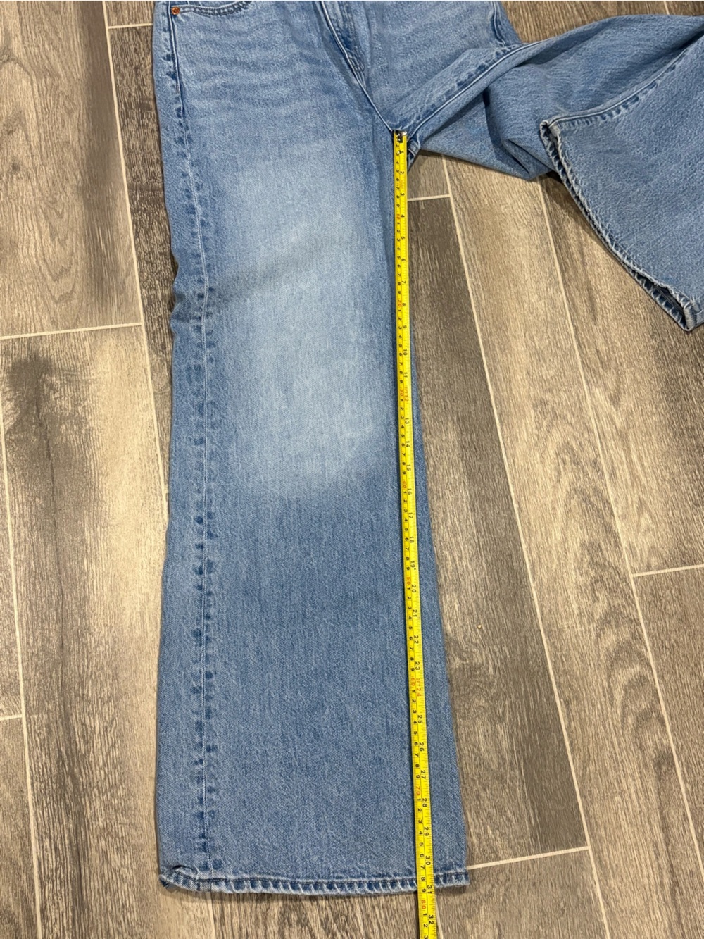 Levi's Light Blue Wide-Leg Denim Jumpsuit - Picture 6 of 12